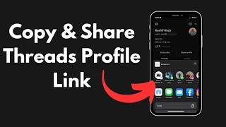 How to Copy & Share Threads Profile Link | Copy Thread Account Link (Quick & Easy)