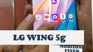 How to LG WING 5g punching process.. lg edge display punching process  Original Finishing