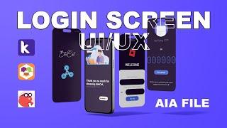 Kodular Login screen || aia file #kodular #ui #ux #uiux #appdesign #entrepreneur #makemoneyonline