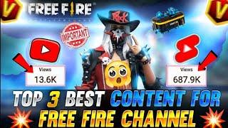 Best Trending Viral Content  For Free Fire Gaming Channel ll Free Fire Trending Content  2024