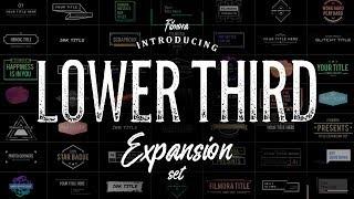 Lower Third Expansion Set | Filmora Creative Assets