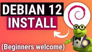 How to install Debian 12 Bookworm For Linux Beginners (UEFI)