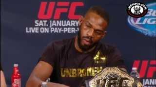 JON JONES CALLS OUT CAIN VELASQUEZ POST UFC 182!