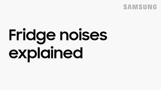 What noises a refrigerator makes and why | Samsung US