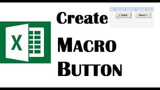 Create Macro Button, Radio Button in Excel