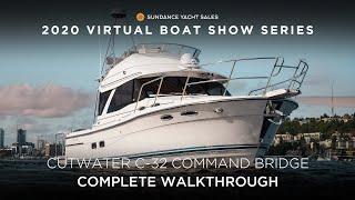 Cutwater C-32 Command Bridge | Complete Walkthrough | Sundance Yachts Virtual Boat Show Series