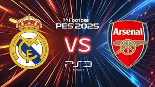 PES 25 PS3 REAL MADRID VS ARSENAL// GAMEPLAY TURNAMEN