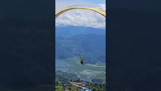 Paragliding Pokhara Nepal Sarangkot!!!Tandemflight Paragliding Take-off 🪂 #paraglidinginnepal