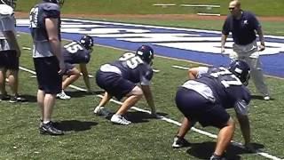 WN 07201- Inside Zone Blocking Drills - Washburn's O-Line Play - Preview