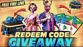 #Free fire #Redeem code giveaway |free fire #live stream