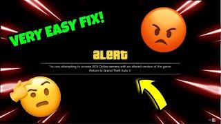 How To Fix GTA 5 Altered Version Error