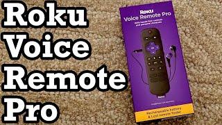 Roku Voice Remote Pro Pair Connect Use Home Monitoring Lights Doorbell Unboxing Setup Review