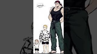 Hanma Family in Real Life phonk #baki #yujirohanma #jackhanma #hanma #phonk #anime