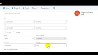 How to send a meeting invite in outlook webmail 365