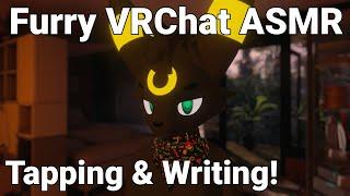 Furry ASMR | tapping & writing!