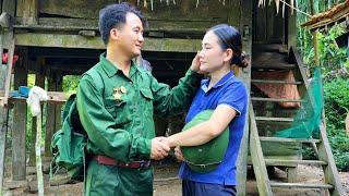 FULL VIDEO: Picking up her husband from duty home - Harvest Taro, Mangosteen, Fish Go market sell