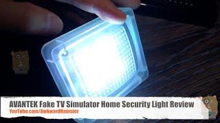 AVANTEK Fake TV Simulator Home Security Light Review