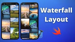 Swift: Waterfall CollectionView Layout (2021, Xcode 12, Swift 5) - iOS Development