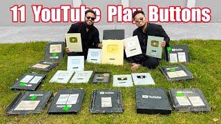 Our YouTube Achievements "11 Play Buttons" | Eid Special Video