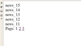PHP Как сделать постраничную навигацию - видеоурок