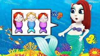 Ariel PREGNANT With TRIPLETS MERMAIDS / My Talking Angela 2