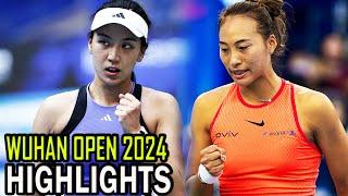 Qinwen Zheng vs Xinyu Wang SF Highlights | Wuhan 2024