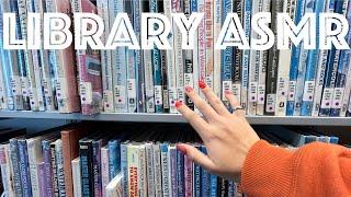 ASMR: In The Library: Tapping, Tracing, Scratching, on Books 