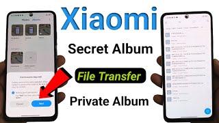 File manager secret album file ko private album me kaise transfer kare | mi gallery