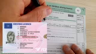 How to fill in a HGV licence application form