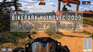 Bikepark Klinovec 2023 Enduro Line / Illegal Trail