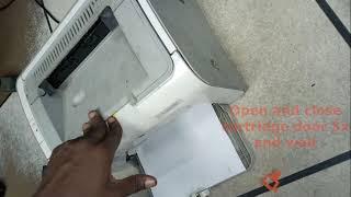 hp p1102 printer self test