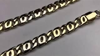 Как изготовить золотую цепь «СКРЕПКА».How to make a gold chain.Ювелирные украшения из золота