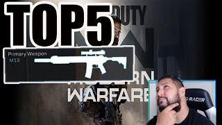 TOP 5 Modern Warfare Weapons SO FAR...