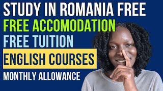 Study in Europe for free | Full scholarship | Free accommodation | Free tuition | Monthly allowance
