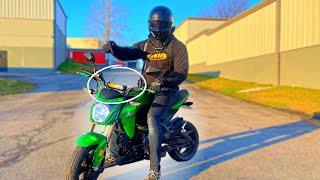 Kawasaki z125 pro WHEELIE HACK 