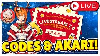 AKARI SHIMIZU KIT REVEAL & CODES! NEW SHARP LIVESTREAM! [Solo Leveling: Arise]