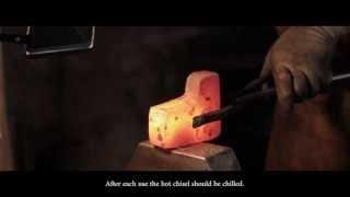 How to forge an axe: Step by step. AUTINE and bladesmith John Neeman