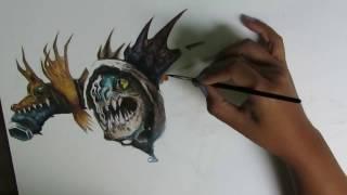 Drawing Slark - Dota 2