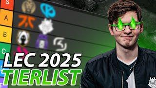 MIKYX BEST YEAR ?? | LEC 2025 TIERLIST