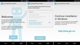 CYANOGENMOD INSTALLER - WALKTHROUGH