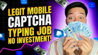 Captcha Typing Job Free ₱100 sa Gcash legit earning app 2024 gcash Captcha Typing Work