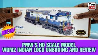 Precision Model Works HO Scale Model Indian Railways WDM2 Locomotive - Unboxing and Review