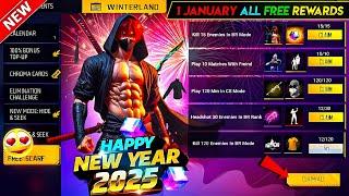 Happy New Year Free Rewards | Free Fire New Event | Ff New Event Today | Upcoming new event ff