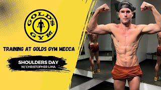 Training at Golds Gym Mecca | Shoulders Day