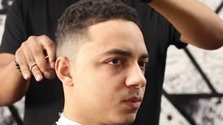 Haircut Tutorial: How To Fade Curly Hair | The Barber's Table