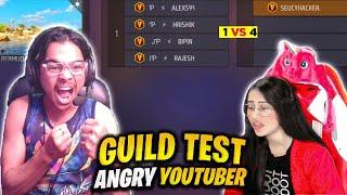 GUILD TEST PRANK ON CUTE V BADGE GIRL  SHE CALL ME HACKER