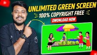 How To Download Cartoon Green Screen | Unlimited Cartoon Green Screen 100% No Copyright | Cartoon 