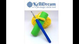 KelliDream Magic Circle Tool - The Easy Way to Make Crochet Magic Circles Magic Loops Magic Rings