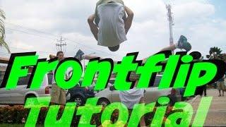 Como hacer el mortal adelante/Frontflip Tutorial Parkour