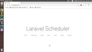 Laravel 5.8 || scheduler